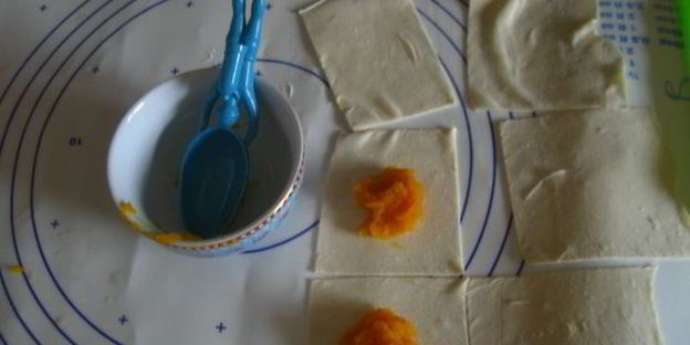 мини-пирожки с тыквой