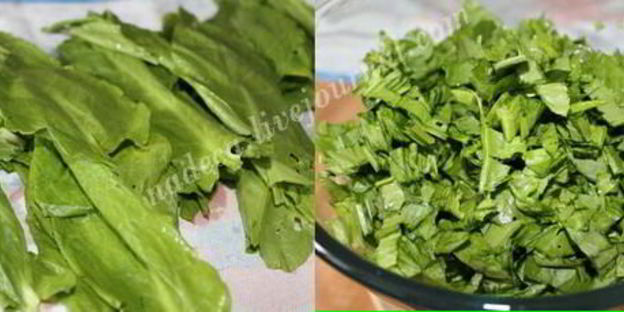 относительно быстрые постные пирожки со щавелем