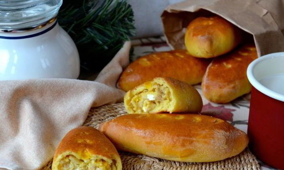 Рецепт пирожков духовых с тунцом