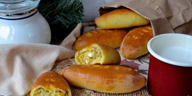 пирожки духовые с тунцом