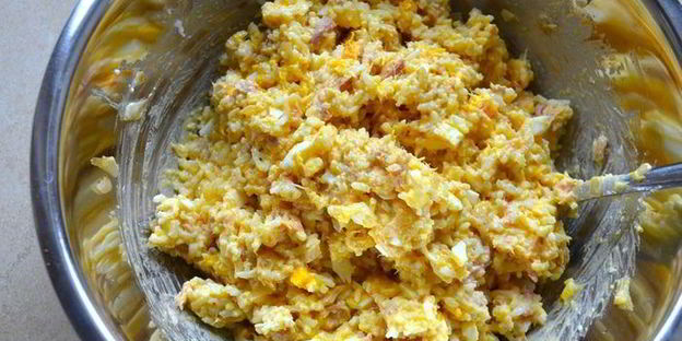 пирожки духовые с тунцом