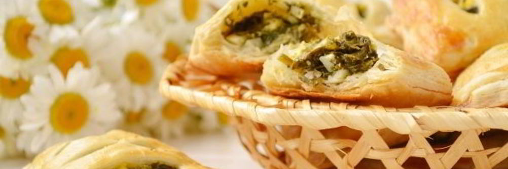 Пирожки с черемшой и яйцом