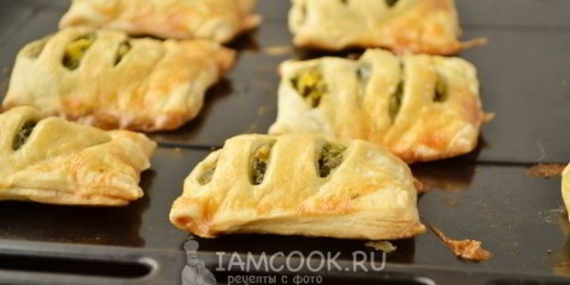 пирожки с черемшой и яйцом