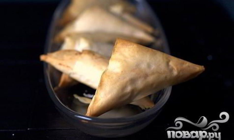 Рецепт пирожков с грибами и голубым сыром