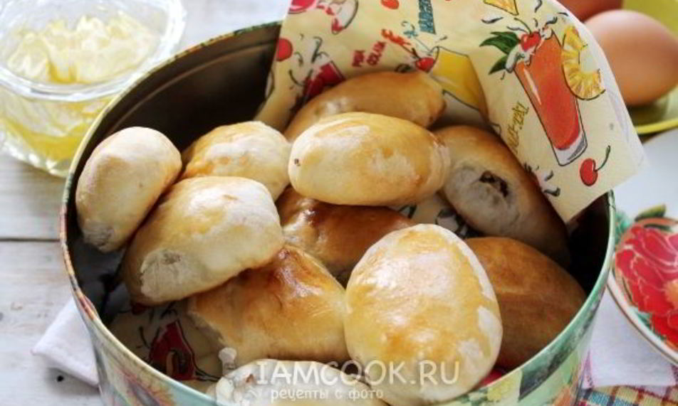 Рецепт пирожков с грибами и яйцом