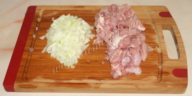 пирожки с курицей и грибами