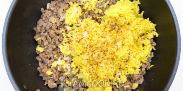 пирожки с мясом и рисом в духовке