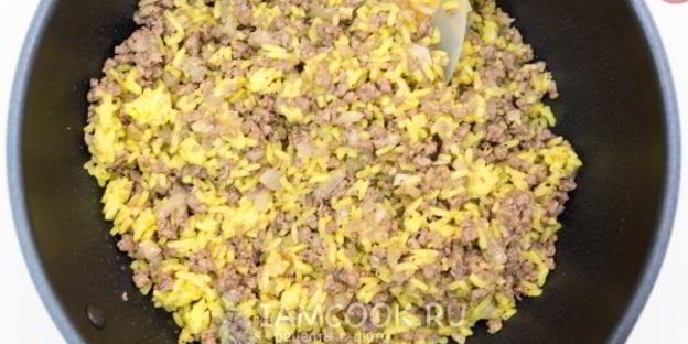 пирожки с мясом и рисом в духовке