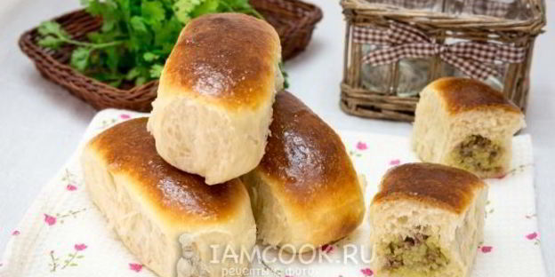 пирожки с мясом и рисом в духовке