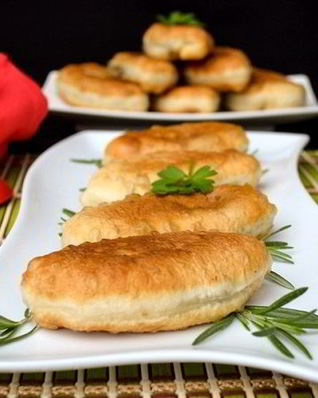 Пирожки с печенью и яйцом