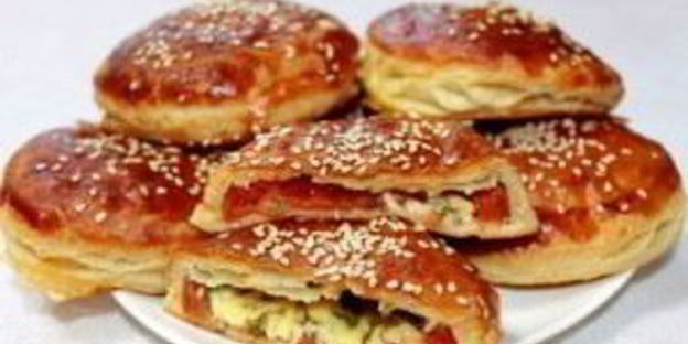 пирожки с сыром и зеленью