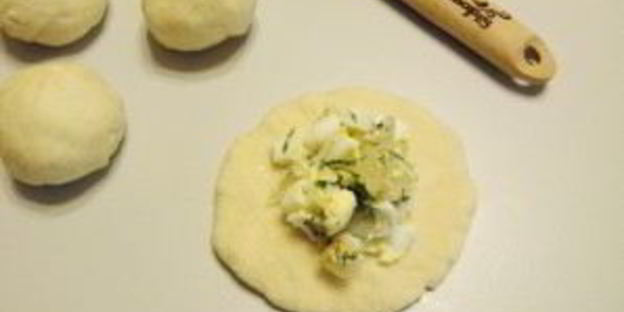 пирожки с яйцами на кефире