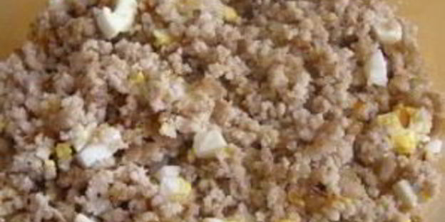 пирожки с яйцом и мясом