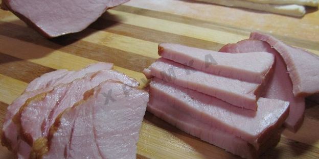 пирожки слоеные конвертики с сыром и ветчиной