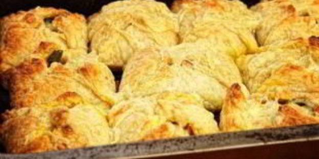 слоеные пирожки с овощной начинкой