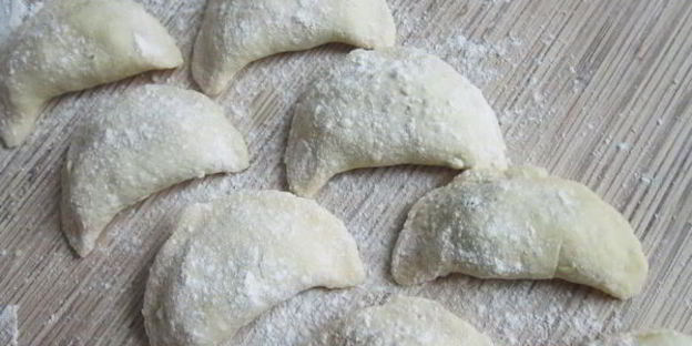 творожные пирожки с грибами