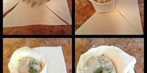 закусочные пирожки с курицей и сыром