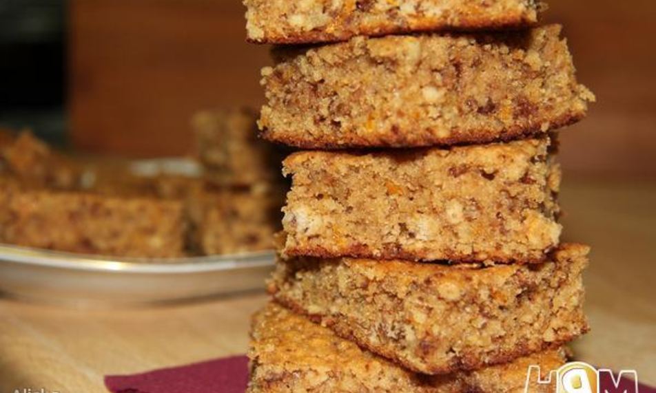 Рецепт апельсинового брауни с грецкими орехами