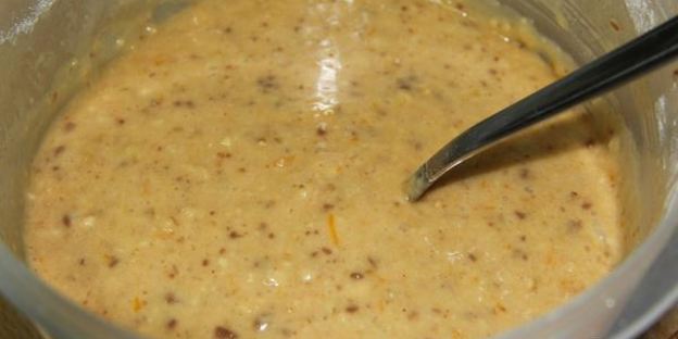 апельсиновый брауни с грецкими орехами