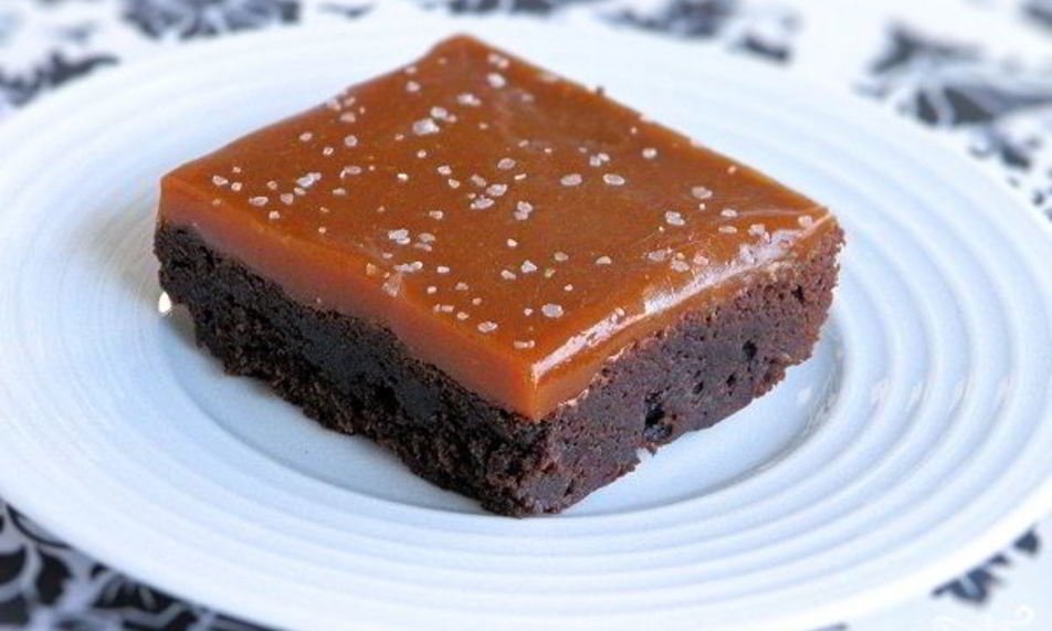 Рецепт брауни с карамелью