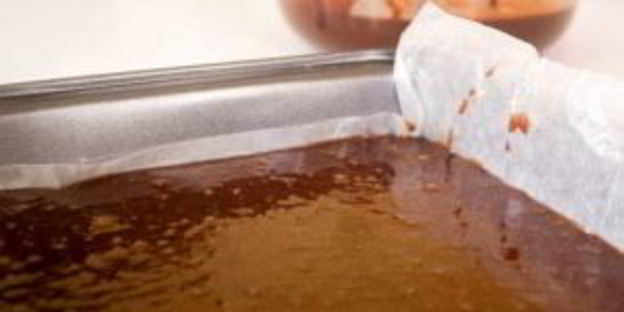 брауни с карамелью