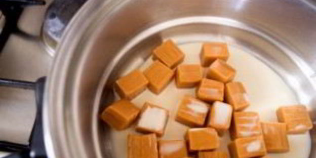 брауни с карамелью