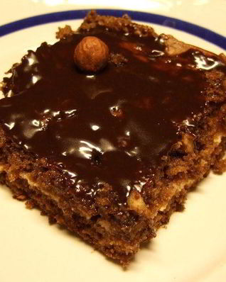 Брауни с творожной начинкой