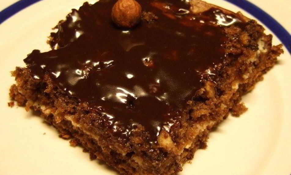 Рецепт брауни с творожной начинкой