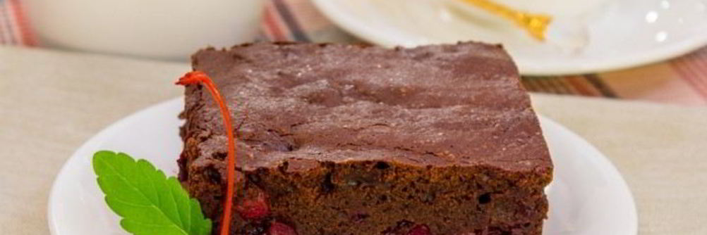 Брауни с вишней