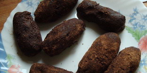 домашнее пирожное картошка