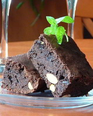 Кофейно-ореховые брауни