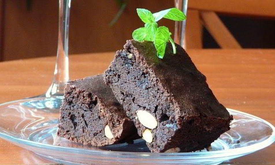 Рецепт кофейно-ореховых брауни