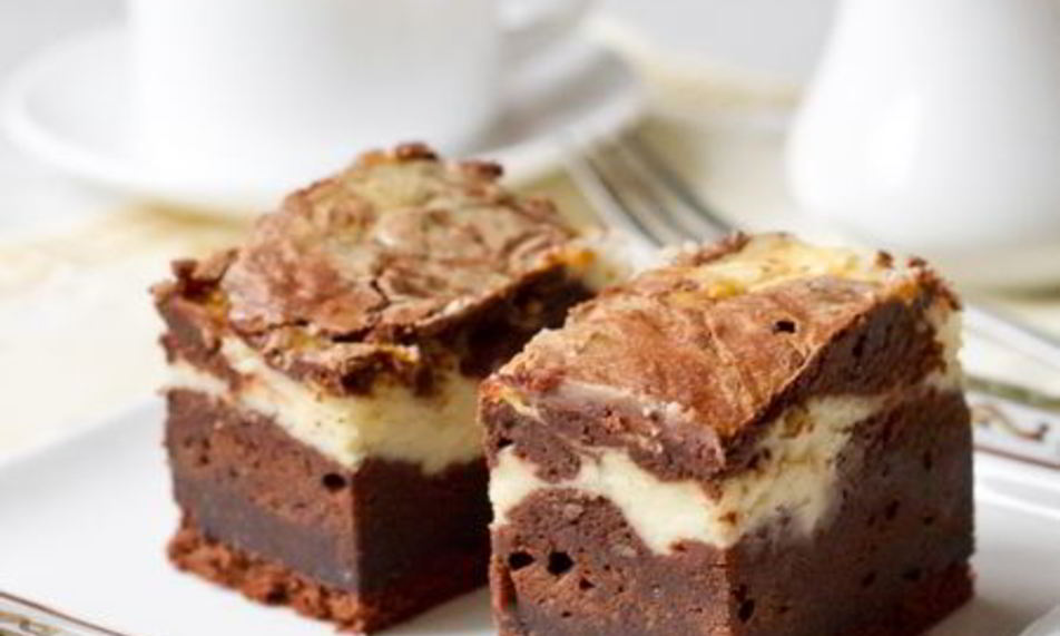 Рецепт кофейных брауни с маскарпоне