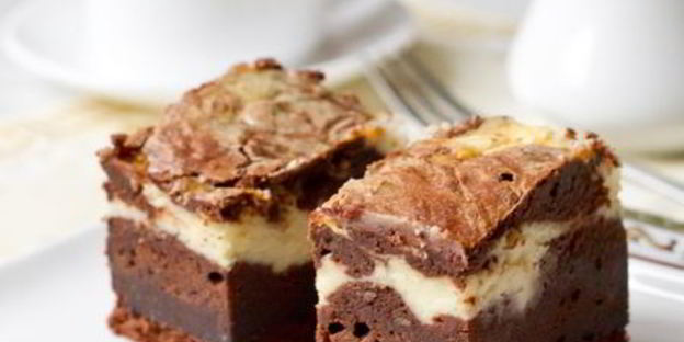 кофейные брауни с маскарпоне