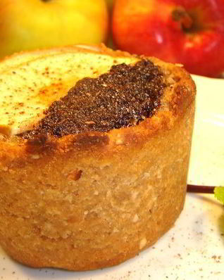 Маковое пирожное с яблоками Постное и не очень