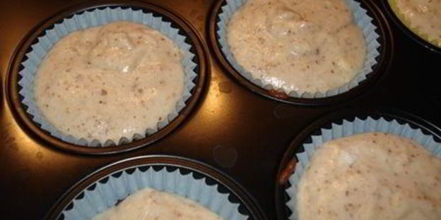 миндальные экспресс-пирожные с двумя видами шоколада