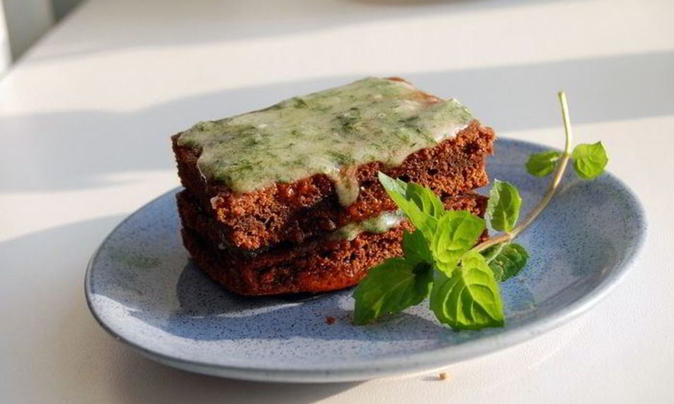 Рецепт мятных брауни