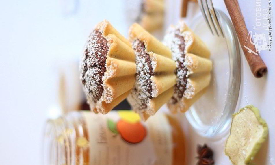 Рецепт нежного пирожного с двумя видами теста