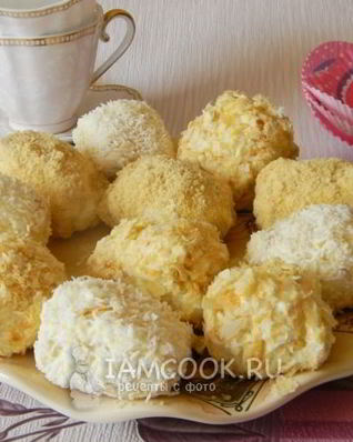 Пирожное из слоеного теста