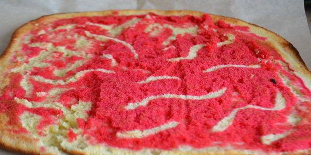 пирожное клубничный рассвет