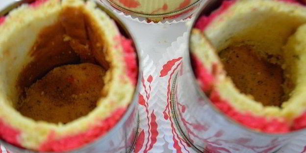 пирожное клубничный рассвет