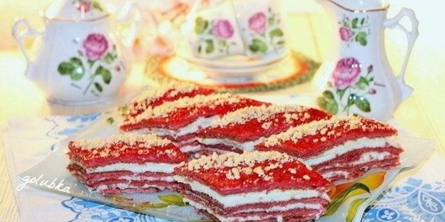 пирожное красный бархат