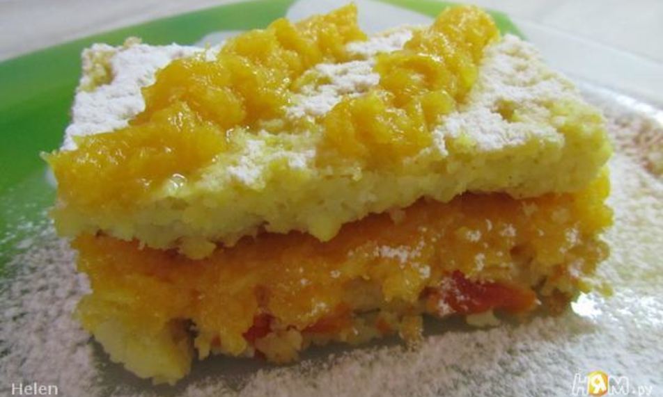 Рецепт пирожного солнечного из кукурузных хлопьев