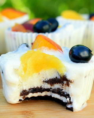 Пирожные Орео под йогуртом