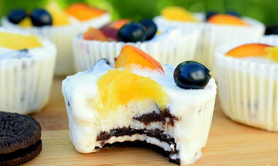 Рецепт пирожных орео под йогуртом