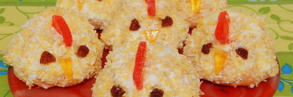 Пирожные Цыплята