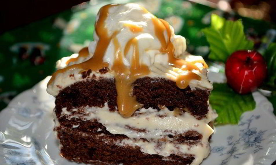 Рецепт шоколадна-карамельного брауни