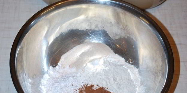 шоколадно-мятные пирожные с арахисовой пастой