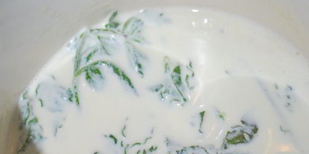 шоколадно-мятные пирожные с арахисовой пастой