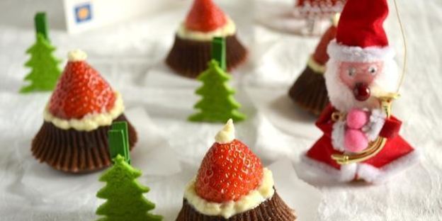 шоколадное пирожное дед мороз